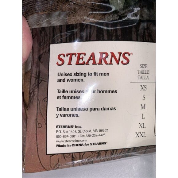 Stearns Camo Rainsuit Unisex Sizing Pants And LS Hooded Jacket Large NIB - Picture 7 of 14